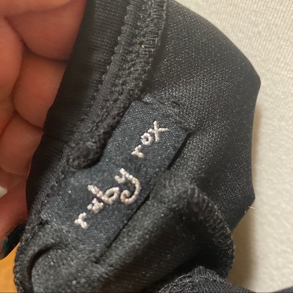 Stunning Ruby Rox Chiffon Strip Long Gown 💕 - Picture 7 of 8